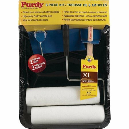 PURDY 9 In. 3/8 In. Woven Roller & Tray Set 6-Piece 145811000
